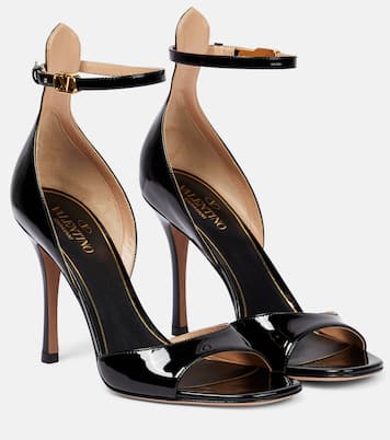 VLogo patent leather sandals | Valentino Garavani