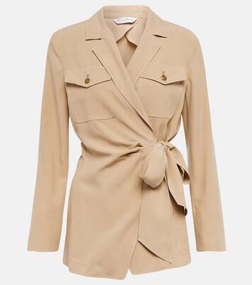 Fleur silk blazer | Max Mara