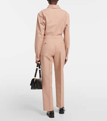 Pantalones anchos en mezcla de algodón | Tod's