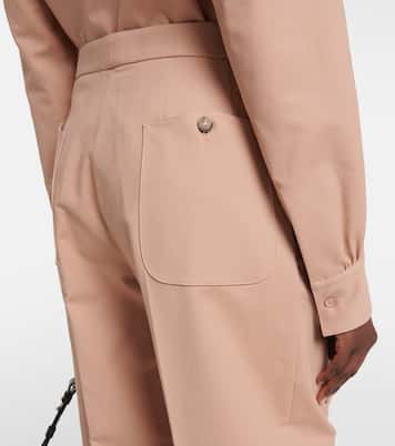 Pantalones anchos en mezcla de algodón | Tod's