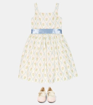 Printed cotton and silk dress | Polo Ralph Lauren Kids