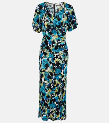 Zetna floral jersey midi dress | Diane von Furstenberg