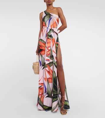 Odetta crêpe de chine maxi dress | Alexandra Miro
