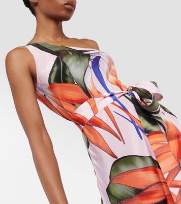 Odetta crêpe de chine maxi dress | Alexandra Miro