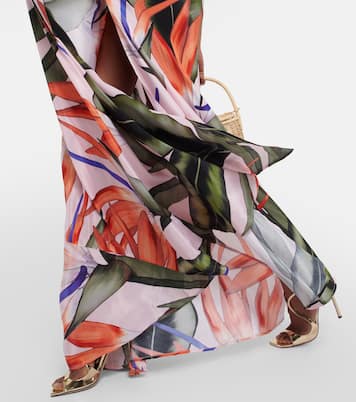 Odetta crêpe de chine maxi dress | Alexandra Miro