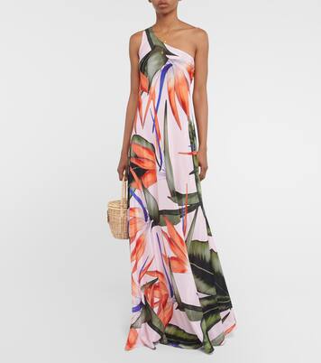 Odetta crêpe de chine maxi dress | Alexandra Miro
