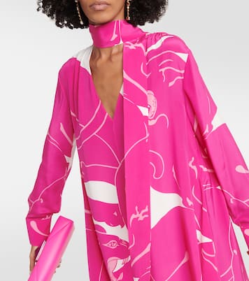Mono de seda estampado | Valentino