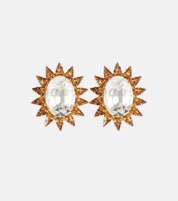Pendientes Gemma adornados con cristales | Jennifer Behr
