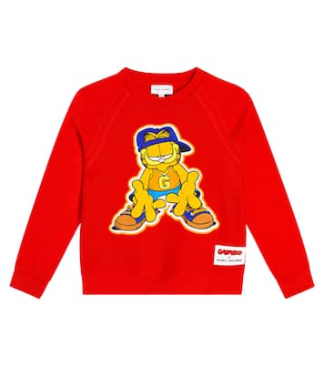 Cotton-blend fleece sweatshirt | Marc Jacobs Kids