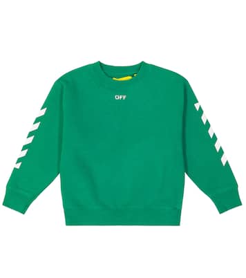 Felpa in cotone con logo | Off-White Kids