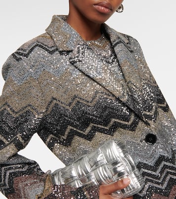 Abrigo de botonadura simple Zig Zag | Missoni