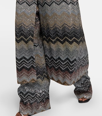 Abrigo de botonadura simple Zig Zag | Missoni