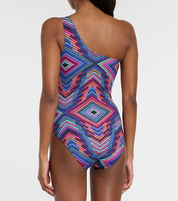 Multicolor one-shoulder swimsuit | Eres