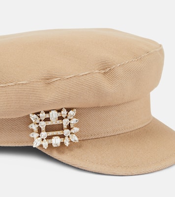 Schiebermütze Broche Vivier aus Denim | Roger Vivier