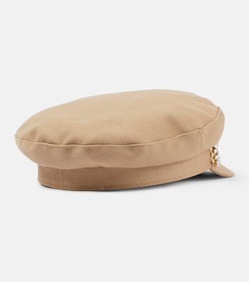 Schiebermütze Broche Vivier aus Denim | Roger Vivier
