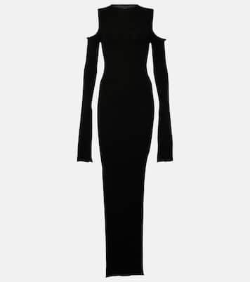 Knitted virgin wool maxi dress | Rick Owens