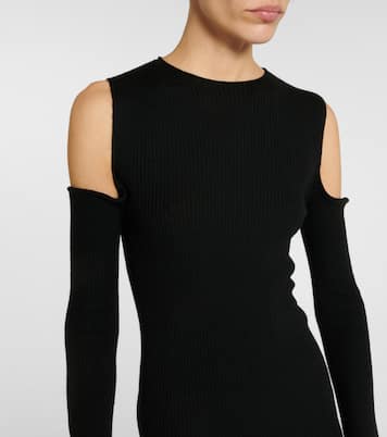 Knitted virgin wool maxi dress | Rick Owens