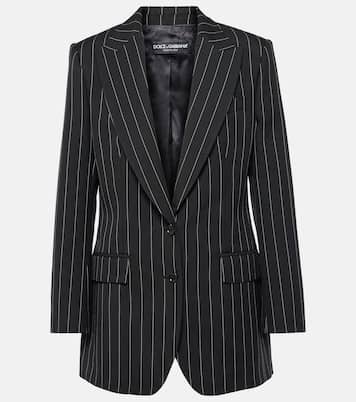 Blazer rayé en laine vierge | Dolce&Gabbana