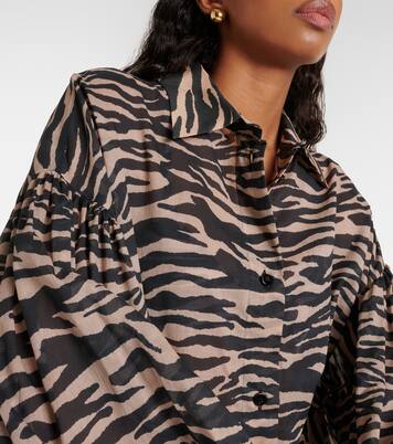 Camisa oversized con mangas abullonadas | The Attico