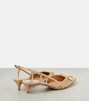 Slingback-Pumps VLogo Signature 40 aus Leder | Valentino Garavani