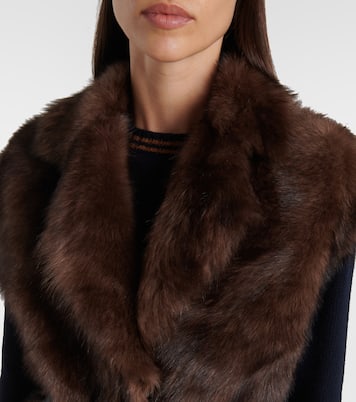 Shearling vest | Prada