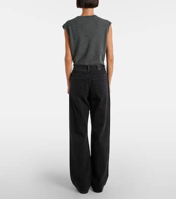 Tess high-rise straight jeans | 7 For All Mankind