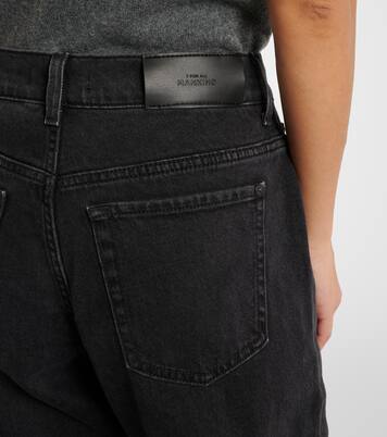Tess high-rise straight jeans | 7 For All Mankind