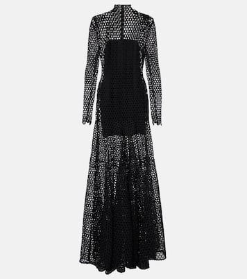 Abito lungo in macramé  | David Koma