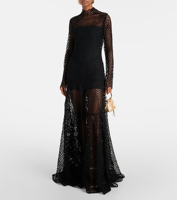 Abito lungo in macramé  | David Koma
