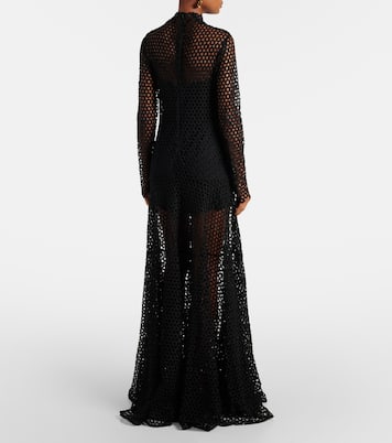 Abito lungo in macramé  | David Koma