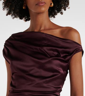 Midikleid Phare aus Satin | Staud