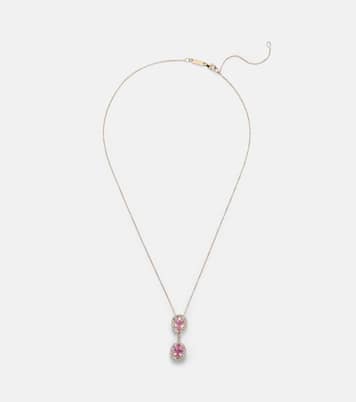 Collana in oro 18kt con diamanti e zaffiro | Suzanne Kalan