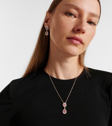 Collana in oro 18kt con diamanti e zaffiro | Suzanne Kalan