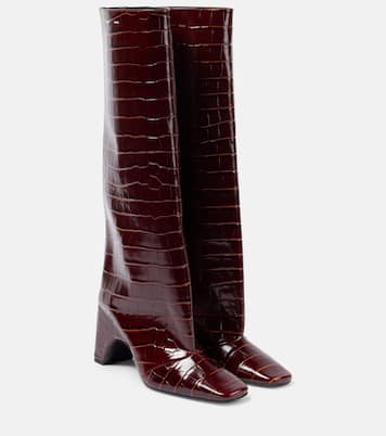 Botas altas Bridge de piel grabada | Coperni
