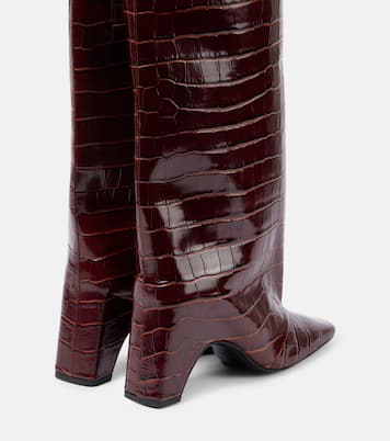 Botas altas Bridge de piel grabada | Coperni