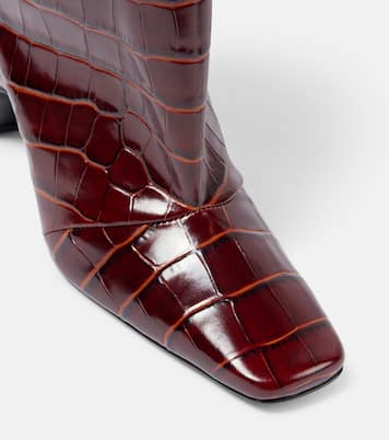 Botas altas Bridge de piel grabada | Coperni