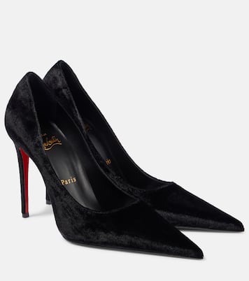 Pumps Kate Max 100 in velluto | Christian Louboutin