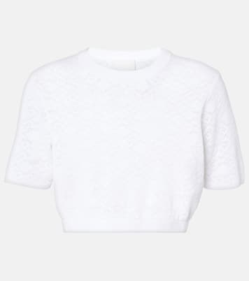 Top cropped Monogram 72 in jacquard | Givenchy