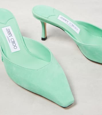 Mules Vivi 65 en daim | Jimmy Choo