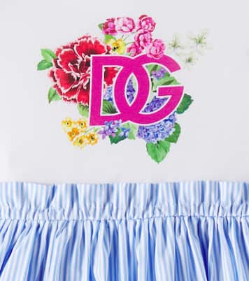 Kleid DG aus Baumwolle | Dolce&Gabbana Kids