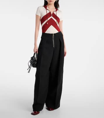 Top in jersey con cappuccio | Jean Paul Gaultier