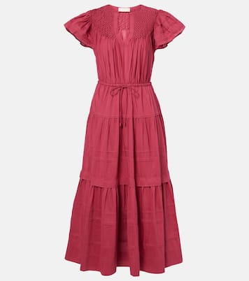 Robe longue Marika en coton et soie | Ulla Johnson