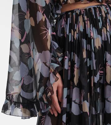 Top en soie à fleurs | Chloé