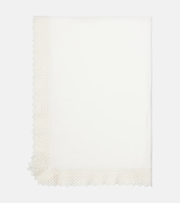 Macramé linen tablecloth | Once Milano
