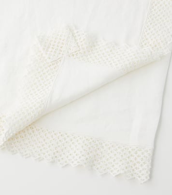 Macramé linen tablecloth | Once Milano
