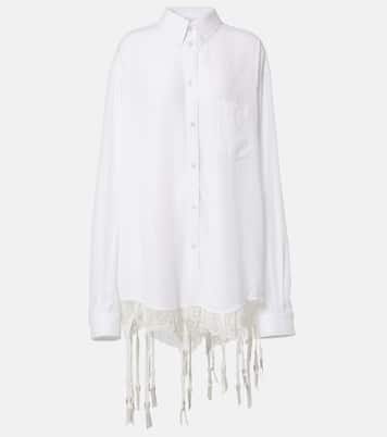 Oversize-Hemd mit Spitze | Balenciaga