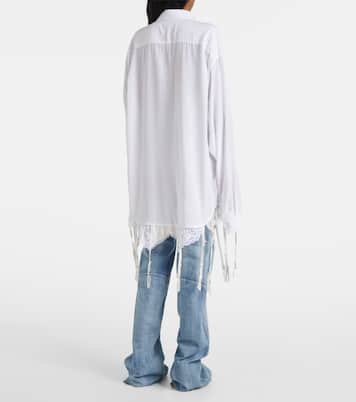 Oversize-Hemd mit Spitze | Balenciaga