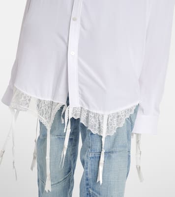 Oversize-Hemd mit Spitze | Balenciaga