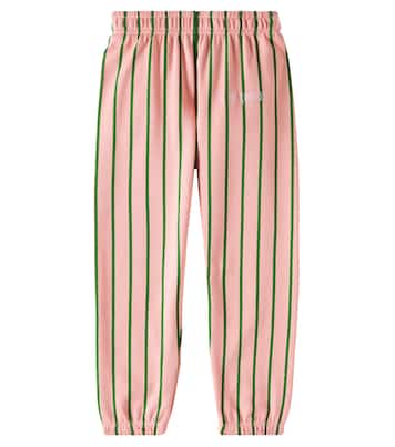 Pantalones deportivos de algodón a rayas | Mini Rodini