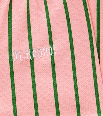 Pantalones deportivos de algodón a rayas | Mini Rodini